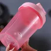 Garrafa de água Sport 400ML Whey Protein Powder Mixing Fitness Gym Shaker Outdoor Portable Plastic Drink Bottle Cocina cutelo