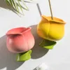 Tazze Fiori irregolari fatti a mano Tazza da dessert Calice Tulipano dipinto a mano Tazze in ceramica Tazza da acqua Coppa da gelato Bella tazza da caffè al latte R230712