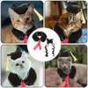 Kostiumy dla kotów Pet Doctoral Hat Dress Costume Puppy Graduation Odzież Kitten Cap Mini Akcesoria Pies