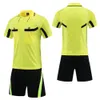 Outros Artigos Esportivos Uniforme de Árbitro de Futebol Profissional Masculino Gola Turn-down Roupas de Árbitro de Futebol Camisa de Juiz de Manga Curta Três Bolsos Shorts 230712