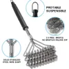 BBQ Tools Accessories Barbecue accessories Barbecue brush Stainless steel wire bristle cleaning brush Non stick grease Kitchen barbecue tools 230711