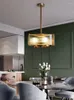 Hänglampor American Luxury Guld Svart Glas Lampor Led E27 Restaurang Individuell Hänglampa Butik Vardagsrum Sovrum Bedsdie Cafe