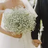 Dried Flowers 90Heads 52cm Babies Breath Artificial Plastic Gypsophila DIY Floral Bouquets Arrangement for Wedding Home Decoration 230711