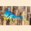 Decorative Objects Figurines Shark Metal Wall Art Decor Outdoor Hanging Ornament Home Nautical Ocean Fish Decoration for Patio or Pool 230711