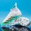 Sicherheitsschuhe 2023 Männer Fußball Erwachsene Kinder Hohe Knöchel Fußballstiefel Stollen Gras Training Sport Schuhe Herren Turnschuhe p230711