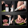 Meat Poultry Tools Sausage Stuffer Filling Machine Meatball Maker Tool Plastic Manual Food Processors Kitchen At Home Making 230712