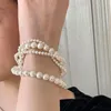 Lien Bracelets Perle Multi Couche Bracelet Pour Femmes Français Vintage De Luxe Enveloppé Handstring Personnalisé 2023 Bijoux De Mode