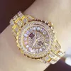 Wristwatches Watches Women 2023 Luxury Silver Fashion Ladies Wrist Rhinestone Quartz Female For Relogio Feminino