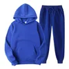 Men's Tracksuits Autumn And Winter Fashion Brand Men Tracksuit Hoodies Sweatpants Two Piece Suit Hooded Casual Sets Male Clothes 230711