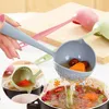 Cuillères Cuillère À Soupe Louche Pot En Silicone Avec Long Manche Passoire De Cuisson Ustensiles Scoop Vaisselle Accessoires De Cuisine 230711