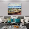 Peach Trees in Blossom Vincent Van Gogh Painting Handmade Oil Reproduction Landscape Canvas Art High Quality