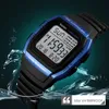 Skmei Fashion Men يشاهد الرياضة المقاومة للماء Digital LED Alarm Chrono Clock Clock Man Student Wristwatch Relogio Maschulino