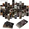 50 stks Dark College muur collage kit esthetische kamer decor kunst schilderij voor slaapkamer decoratie tieners gunst briefkaart poster foto's L230704