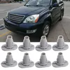 New 10pcs Car Rocker Panel Moulding Clips Fastener Gray Plastic Clips Replacement Car Accessories for Lexus GX470-2003-2004