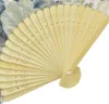 Ventilador chinês 21 cm atacado, ventilador clássico, ventilador antigo, ventilador dobrável de lado único, japonês e ventilador de bambu