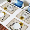 Placemats 4 stks Bee Festival Placemats Antislip Wasbare Leuke Kabouters Plaats Voor Keuken Eetkamer Woondecoratie