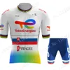 Cycling Jersey Sets Suit Total Energies Cycling Jersey Peter Sagan Set Short Sleeve Slovakia Clothing Road Bike Shirts Suit MTB Wear Ropa 230712