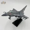 Modèle d'avion 1 87 modèle d'avion militaire moulé sous pression Jian-10 Jet Fighter Pull Back Toy avec lumière sonore 230711