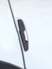 4 szt. Osłona krawędzi drzwi samochodu paski naklejki Auto klamka antykolizyjna paski ochronne szary/biały akcesoria do dekoracji samochodu
