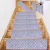 Carpet Self Adhesive Stair Tread Mats AntiSkid Step Rugs Safety Solid Color Mute Floor Indoor Warm Pad 76x20CM for Home 230711