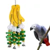 Andere vogelbenodigdheden 1pc Papegaaispeelgoed Houten Duurzaam Vogels Kauwen Groot Kleurrijk voor Ara Schommelspeelgoed Huisdieren Accessoires 230711