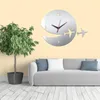 Wall Clocks Acrylic Crystal Clock Creative Diy Study Bedroom Mute Craft Personality Digital