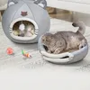 Maison de chat Kawaii, nid de chat pour toutes les saisons, lit de chenil doux pour animaux de compagnie pour chiens d'intérieur