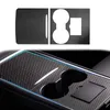 Carbon Fiber Car Center Console Decor Cover Ultra Thin Center Console Anti-scratch Protect Sticker for Tesla Model 3/Y 2021-2022