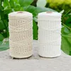 Duurzaam 200 m Wit Katoenen Koord Natuurlijke Beige ed Koord Touw Craft Macrame String DIY Handgemaakte Home Decoratieve supply 3mm200L