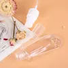 Storage Bottles 30ml 50ml Empty Travel Plastic Mini Alcohol Spray Bottle Hand Sanitizer Small Size Holder Hook Keychain Carrier