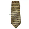 Krawatten-Set Gold Paisley Herren Seidenkrawatte Fahsion Broschen Taschentuch Manschettenknöpfe Sets 12 Farben Geschenke Barry.Wang Designer 220819 D Dht94