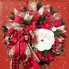 Decorative Flowers Free Ship Christmas Door Wreath Santa Claus Artificial Garland Wreaths For Decoration Couronne De Noel Porte