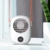 Ventiladores eléctricos Ventilador de cuello colgante portátil 2000 Mah USB Aire acondicionado de mano Ventilador de escritorio Enfriador de aire eléctrico LED Mini ventiladores deportivos silenciosos de verano