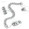 Pendentif Colliers Hip-Hop Curb Cubain Lien Chaîne 6mm-18mm Collier En Acier Inoxydable pour Hommes et Femmes Bracelet Doré Bijoux De Mode HKD230712