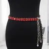 Cinture Cintura in vita Trendy Ladies Faux Crystal Belly Chain Corpo resistente all'usura