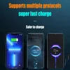 PD22,5W Transparent 20000MAH Power Bank быстро зарядка для Iphone Huawei Xiaomi Smartphone Планшет для Cyberpunk L230712