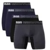 Mutande 4 pezzi Big Size Uomo Mutandine sexy Intimo Boxer Slip Mutandine in fibra di bambù Cuciture Colore Homme Mutande lunghe Mutande ragazzo 230711