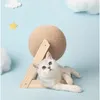 tScratching Ball Toy Kitten Sisal Rope Ball Board Grinding Paws Toys Cats Scratcher Wear-Resistant