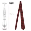 Noeuds papillon pour hommes Cravate Classique Maigre Tartan Plaid Cravates Col étroit Mince Casual Accessoires Cadeau