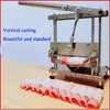 Frozen Meat Cutting Machine Manual Lamb Meat Slicer Meat Cutter Beef Mutton Roll Food Slicing Machine