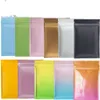 포장 가방 100pcs/컬러 MTI 컬러 resealable zip mylar bag 음식 저장 알루미늄 호일 가방 플라스틱 포장 냄새 증거 파우치 J1