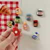 Fridge Magnets 8pcs set Magnet Decor Drink Bottle Cute Sticker Board Magnetic Home Decoration Wall Refrigera 230711