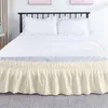 Chair Covers Ruffled Eyelet Bed Skirt Dust Ruffle With Gathered Styling And Sofa Cover Single Seat Couch Pet For 3 Cushion