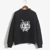 Felpe con cappuccio da donna Salon Scissors Circle Letter Stampa Donna Barber Lover Gift Felpe Femmes Manica lunga Primavera Autunno Top per donna