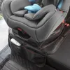 Protetor universal de assento de carro para crianças, proteção automática para assento de carro com tapete de bolso, proteção melhorada, fácil de limpar, antiderrapante