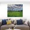 Dzieła sztuki na płótnie malarstwo pejzaż pod burzliwym niebem ręcznie Vincent Van Gogh reprodukcja grafika Home Decor