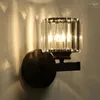 Vägglampa Modern Minimalistisk Kristall Lampskärm Ljuslampa För Sovrum Säng Vardagsrum Korridor Nordiska Trappor Gang