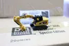 Diecast Model 1/160 N Scale Mini Excavator Engineering Vehicle Model Train Exit Simulation Sand Platform Scene Attachment 230711