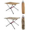 Camp Furniture Outdoor Folding Table Oxford Cloth Desktop Portable Lightweight Foldable Desk 40x59x39.5cm Ultralight