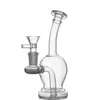 Narguilé Bang en verre classique 6,2 pouces de hauteur 14 mm Joint femelle Main Fumer Pipe à eau Diffusion Perc Percolateur Recycleur Bubbler Ash Catcher avec pièces à fumer